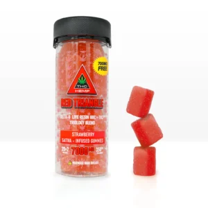 red triangle gummies strawberry 350mg. – 20pcs.