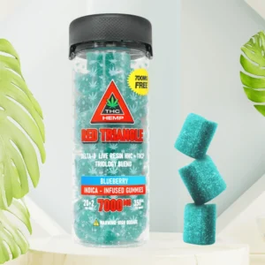 red triangle gummies blueberry 350mg. – 20pcs.