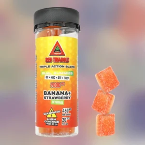 red triangle gummies banana strawberry 450mg. – 20pcs.