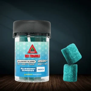 red triangle gummies blueberry 250mg. – 10pcs.