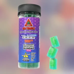 red triangle gummies blueberry apple sundae 450mg. – 20pcs.