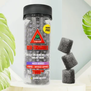 red triangle gummies mixed berries 350mg. – 20pcs.