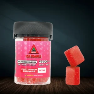RED TRIANGLE GUMMIES  FRUIT PUNCH  250mg. – 10pcs.