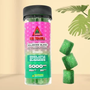red triangle gummies green apple watermelon 250mg. – 20pcs.