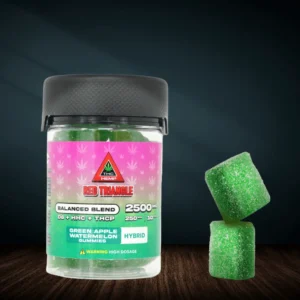 red triangle gummies green apple watermelon 250mg. – 10pcs.