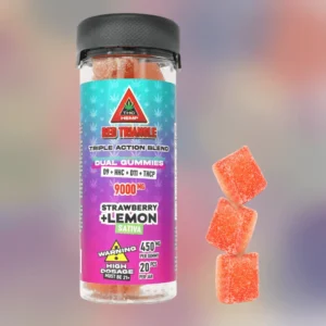 red triangle gummies strawberry lemon 450mg. – 20pcs.