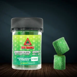 red triangle gummies green apple 250mg. – 10pcs.