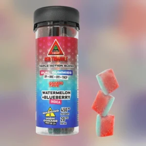 red triangle gummies watermelon blueberry 450mg. – 20pcs.