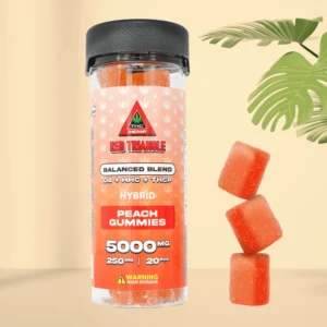 red triangle gummies peach 250mg. – 20pcs.
