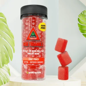 red triangle gummies fruit punch 350mg. – 20pcs.