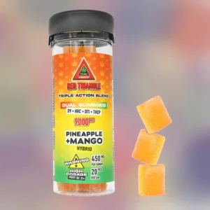 red triangle gummies pineapple mango 450mg. – 20pcs.