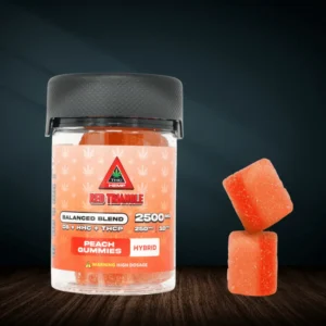 red triangle gummies peach 250mg. – 10pcs.