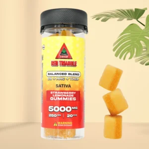red triangle gummies strawberry lemonade 250mg. – 20pcs.