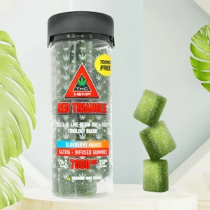 red triangle gummies blueberry mango 350mg. – 20pcs.