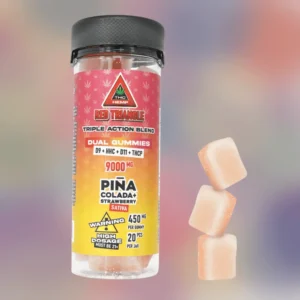 red triangle gummies pina colada strwberry 450mg. – 20pcs.
