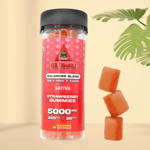 red triangle gummies strawberry 250mg. – 20pcs.